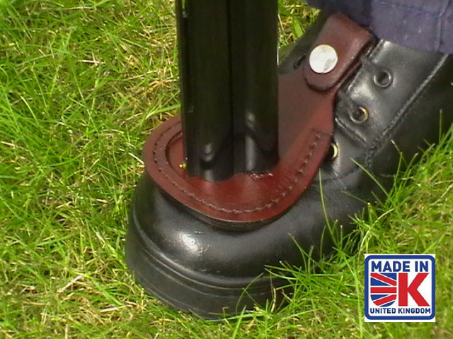 leather shooters toe barrel pad rest protector